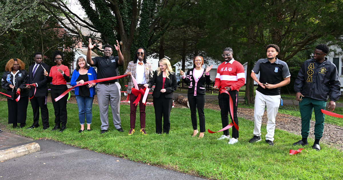 NPHC Garden ribbon cutting